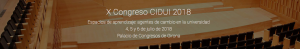 X Congreso CIDUI 2018